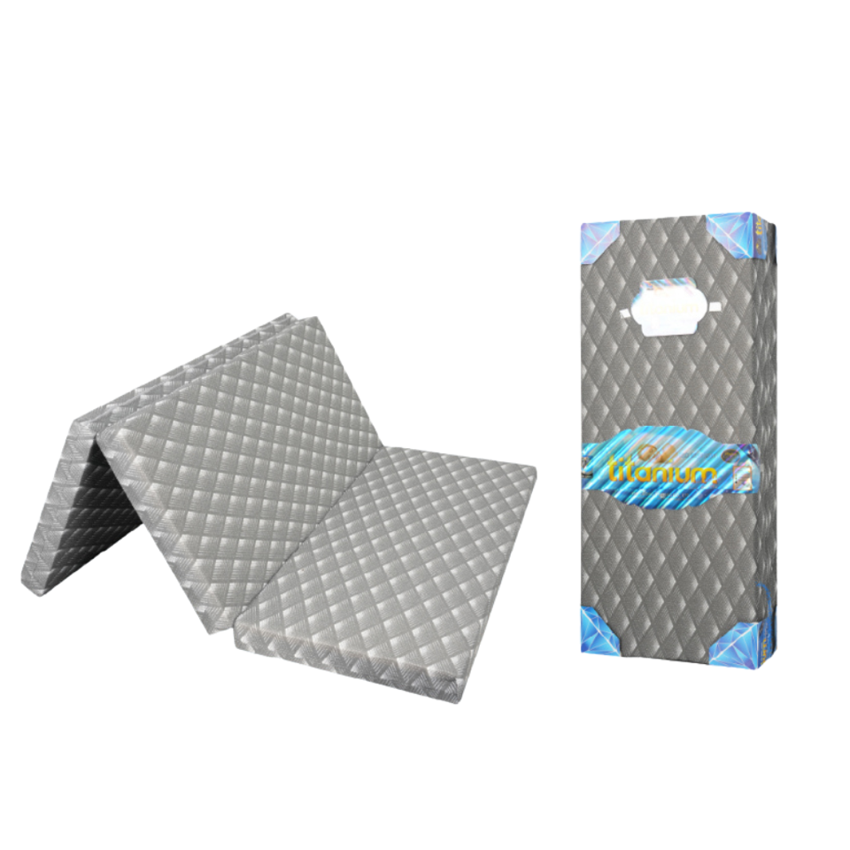 Cao su bông gấp 3 Kim Cương Titanium cao 14cm-duoc-ban-tai-CỬA HÀNG NỆM HỒNG PHÁT