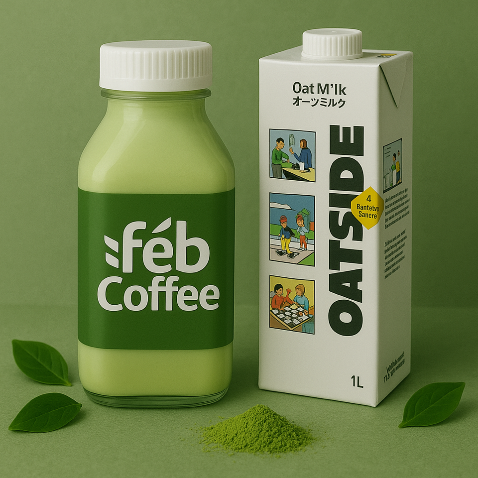 Matcha Oatside (Chai 250ml)-duoc-ban-tai-Feb Coffee