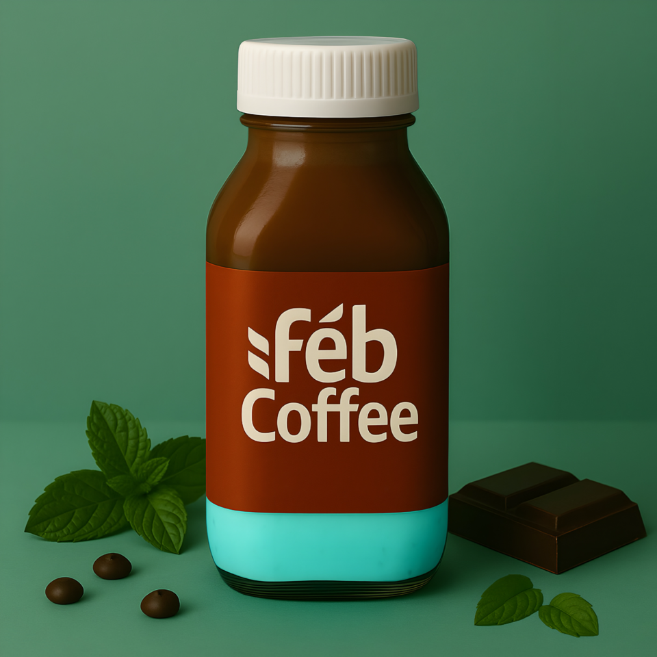 Choco Mint (Chai 250ml)-duoc-ban-tai-Feb Coffee