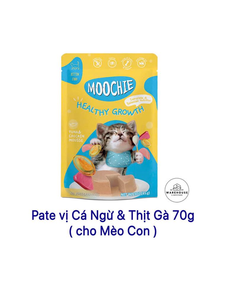 Moochie - Pate cho Mèo vị cá Ngừ và Thịt Gà 70g-duoc-ban-tai-AAN PETFOOD WAREHOUSE - Chi nhánh Phạm Văn Chiêu