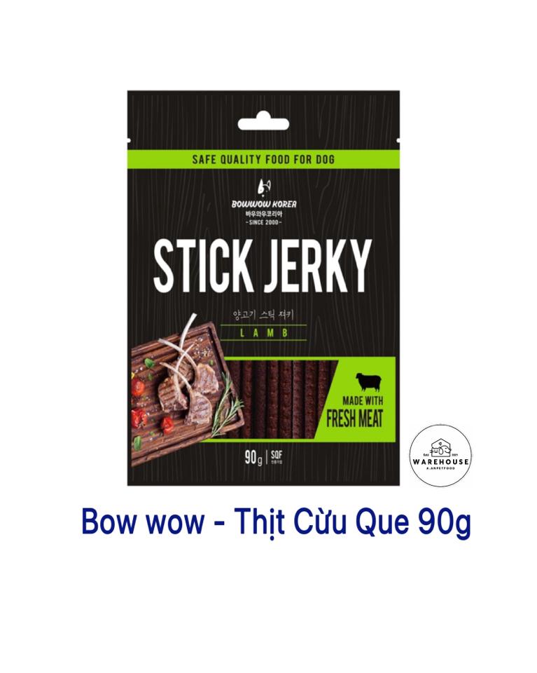 Bow wow - Thịt Bò Que cho Chó & Mèo 90g-duoc-ban-tai-AAN PETFOOD WAREHOUSE - Chi nhánh Phạm Văn Chiêu