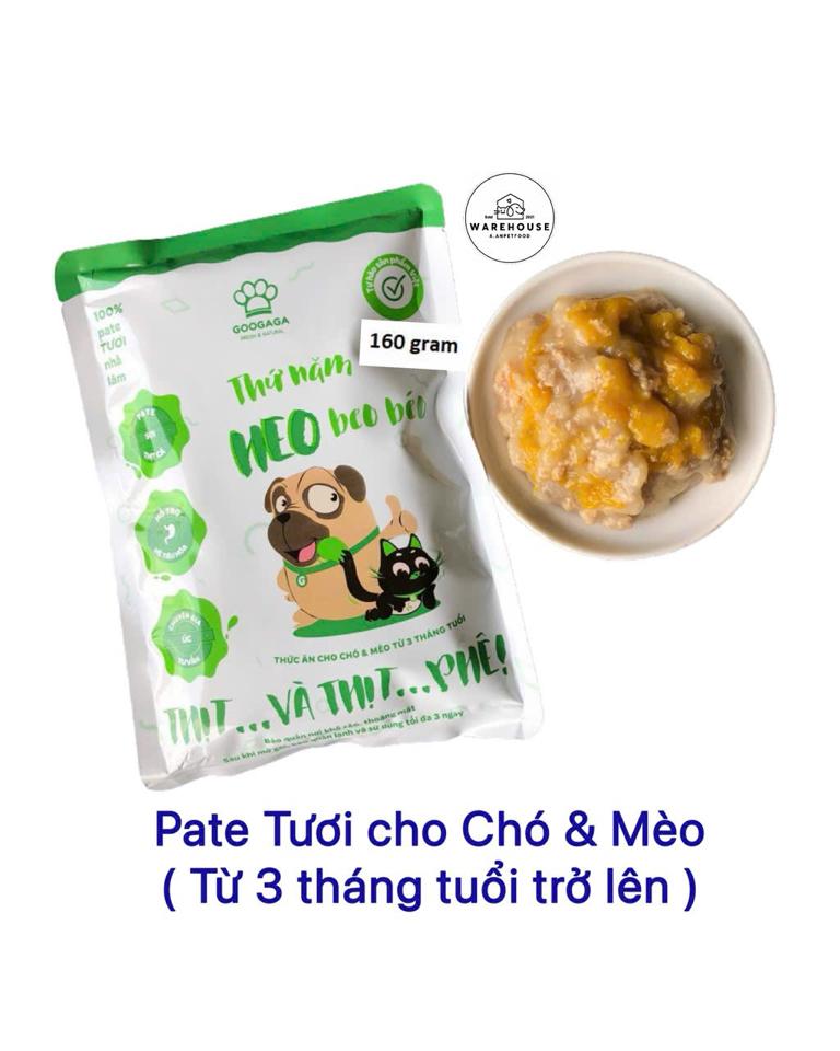 Goo GaGa - Pate tươi Heo 160g cho Chó, Mèo từ 3 tháng tuổi-duoc-ban-tai-AAN PETFOOD WAREHOUSE - Chi nhánh Phạm Văn Chiêu