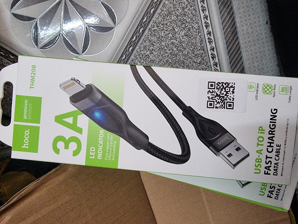 Dây sạc Usb to Lightning hoco THM208-duoc-ban-tai-Quang Anh Mobile - AppleStore
