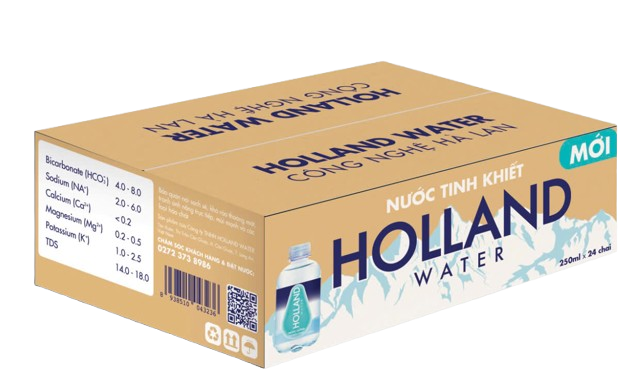 nước uống Holland chai 250ml-duoc-ban-tai-PHUCDAT WATER Dịch vụ Giao nước tại Kiên Giang