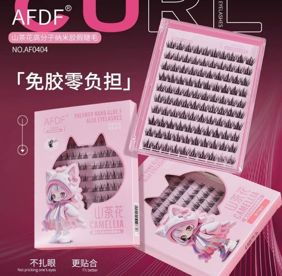 Mi giả sẵn keo AFDF hồng-duoc-ban-tai-Bon Cosmetics