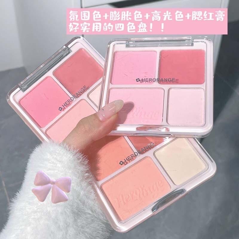 Phấn má hồng 4 tone HERORANGE -duoc-ban-tai-HÓA ĐƠN BÁN HÀNG