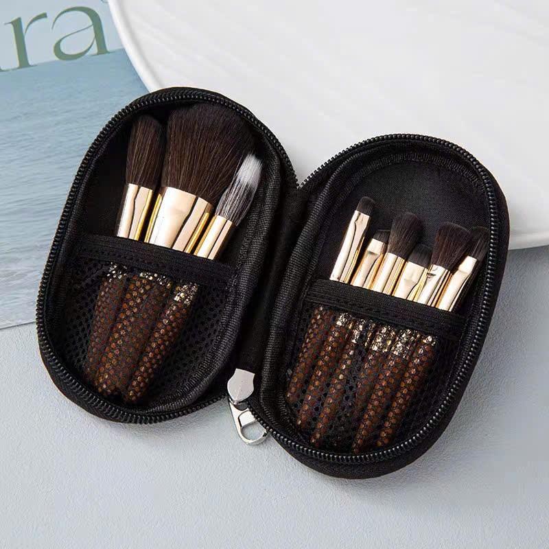 Bộ cọ mini 9 cây cán gỗ kèm bao da -duoc-ban-tai-HÓA ĐƠN BÁN HÀNG