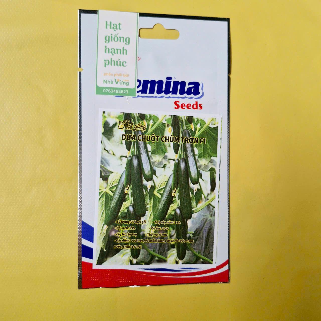 Dưa chuột chùm trơn F1 Mina-duoc-ban-tai-Cửa hàng Nhà Vừng