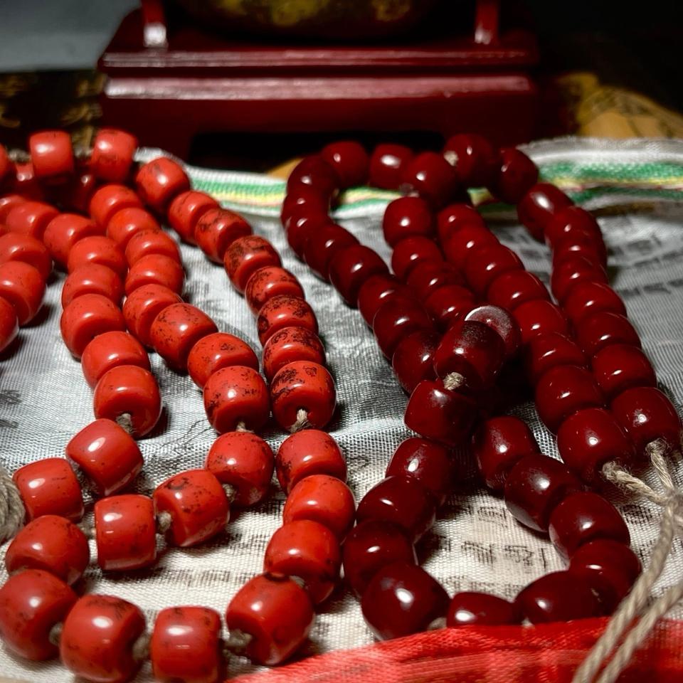 Lưu ly Sherpa Glass Bead ( dây 50 hạt size 10mm)-duoc-ban-tai-CHANGTU
