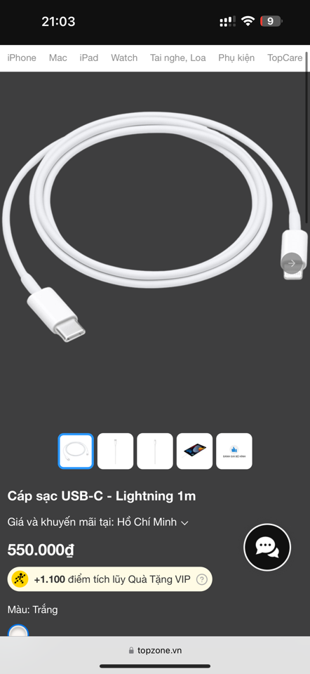 Cáp Sạc 16 Promax Zin Bóc Máy. TVY-duoc-ban-tai-ĐTDĐ TOÀN QUỐC 2