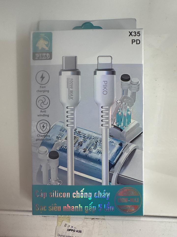 Cáp Sạc Nhanh IPhone Piko X35. AK-duoc-ban-tai-ĐTDĐ TOÀN QUỐC 2