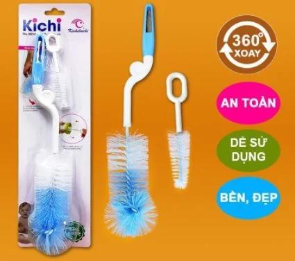 Cọ bình sữa cước Kichi xoay 360-duoc-ban-tai-Shop Mẹ và Bé Thuỳ Dương