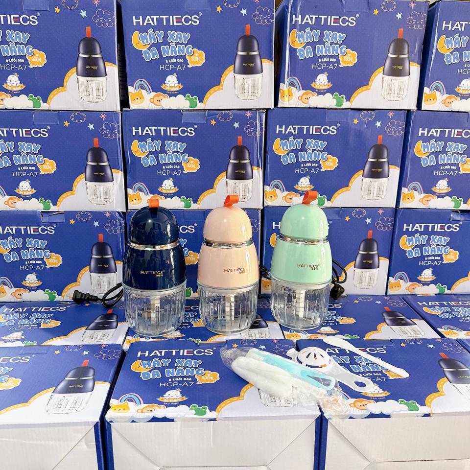 Máy xay đa năng 8 lưỡi hattiecs -duoc-ban-tai-Shop Mẹ và Bé Thuỳ Dương