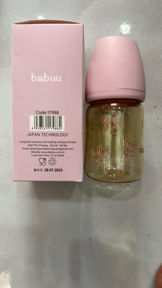 Bình sữa Babu ppsu 170 ml-duoc-ban-tai-Shop Mẹ và Bé Thuỳ Dương