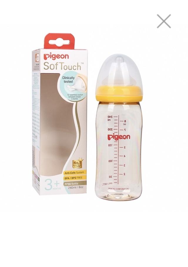 Bình sữa Pigeon ppsu cổ rộng 240ml-duoc-ban-tai-Shop Mẹ và Bé Thuỳ Dương