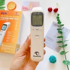 Nhiệt kế Hồng ngoại đo thân nhiệt và ngoài Kichi-duoc-ban-tai-Shop Mẹ và Bé Thuỳ Dương