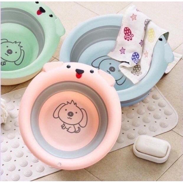 Thau rửa mặt gấp gọn -duoc-ban-tai-Shop Mẹ và Bé Thuỳ Dương