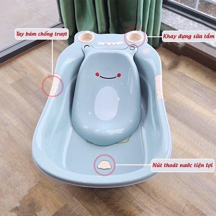 Chậu tắm Em bé hình ếch việt Nhật -duoc-ban-tai-Shop Mẹ và Bé Thuỳ Dương