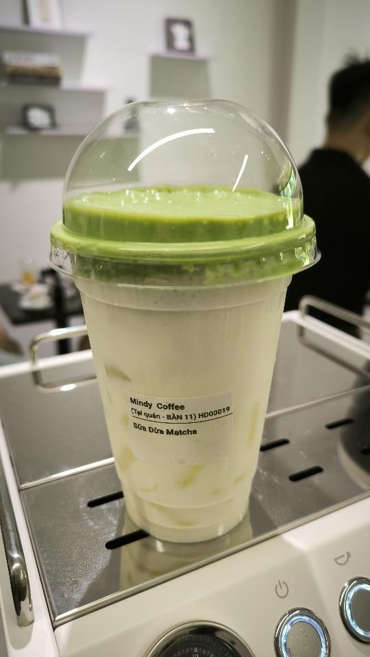 Sữa Dừa Matcha-duoc-ban-tai-Mindy  Coffee