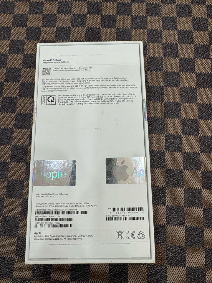 15 prm 256 TN -duoc-ban-tai-Hùng Thùy apple