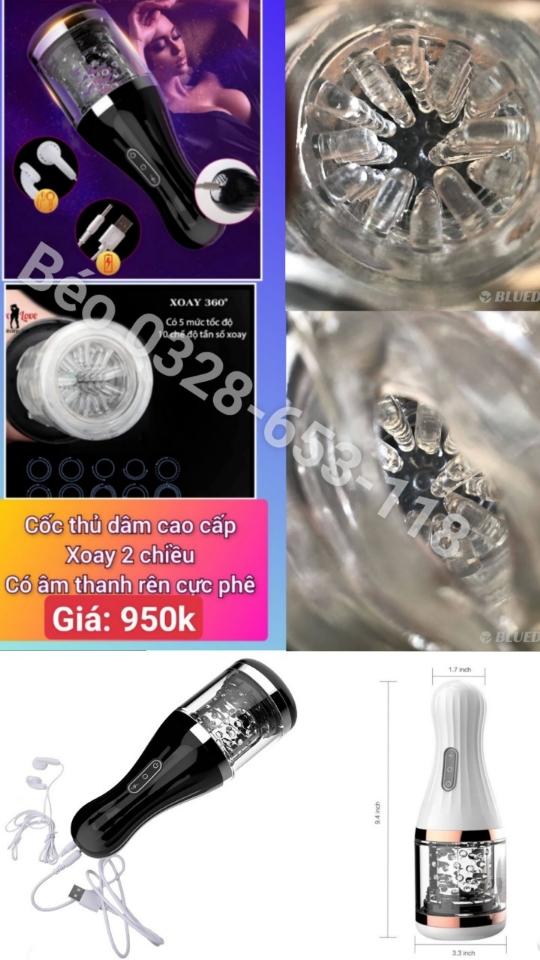 Cốc Thủ Dâm xoay 360° liên tục Có Âm Thanh (Tặng Gel)-duoc-ban-tai-Beo Popper USA