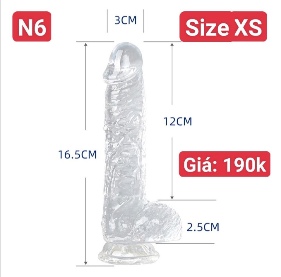 Dương vật trong suốt siêu dẽo - Size XS - N6-duoc-ban-tai-Beo Popper USA