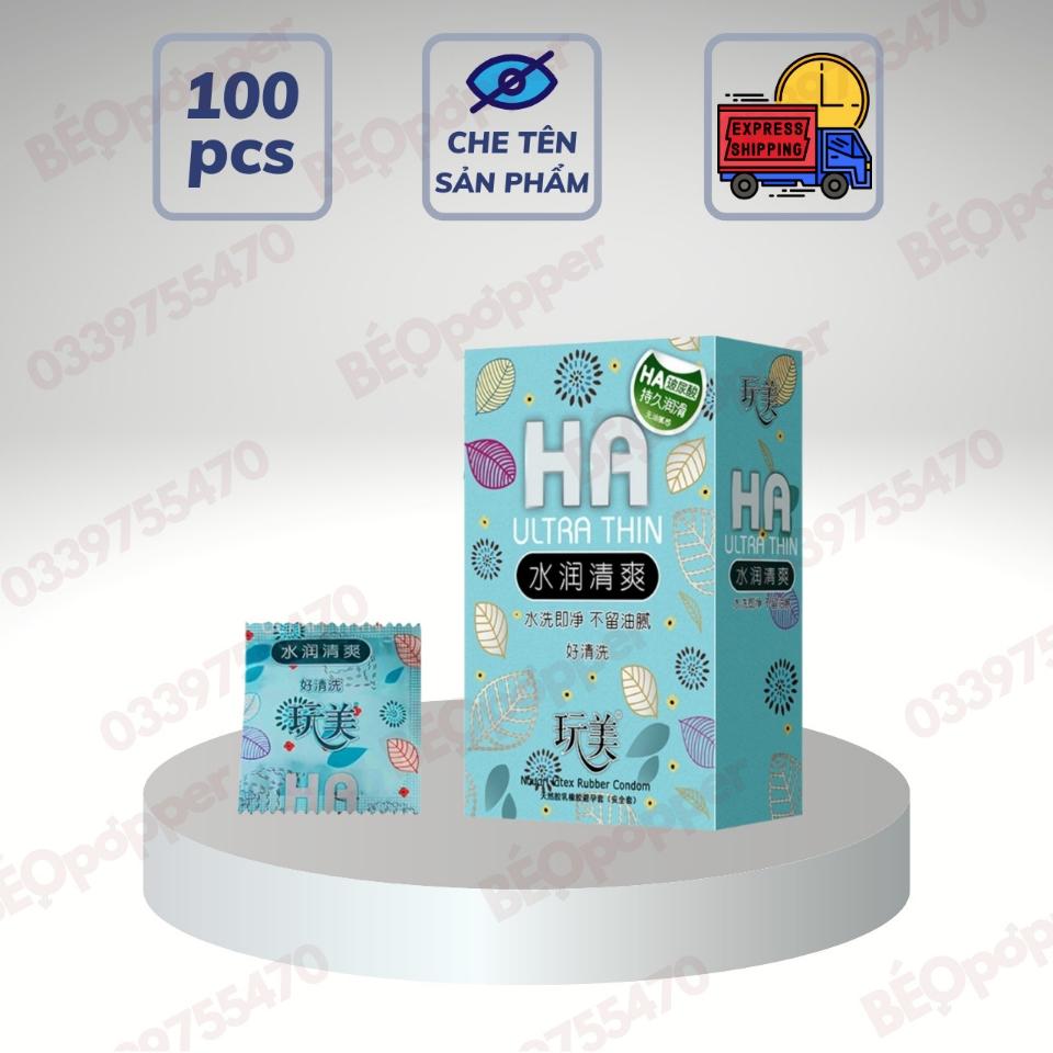 Bao cao su gia đình HA 100 cái -duoc-ban-tai-Beo Popper USA