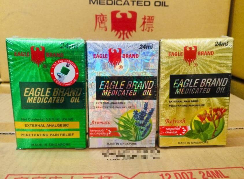 Dầu Gió Chính Hãng Con Ó Eagle Brand của Mỹ 24ml - Có nhiều mùi-duoc-ban-tai-0906170981