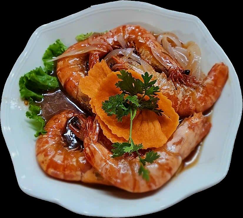 17. Shrimp Stir-Fry Indrapura Style & Rice-duoc-ban-tai-HALAL INDRAPURA