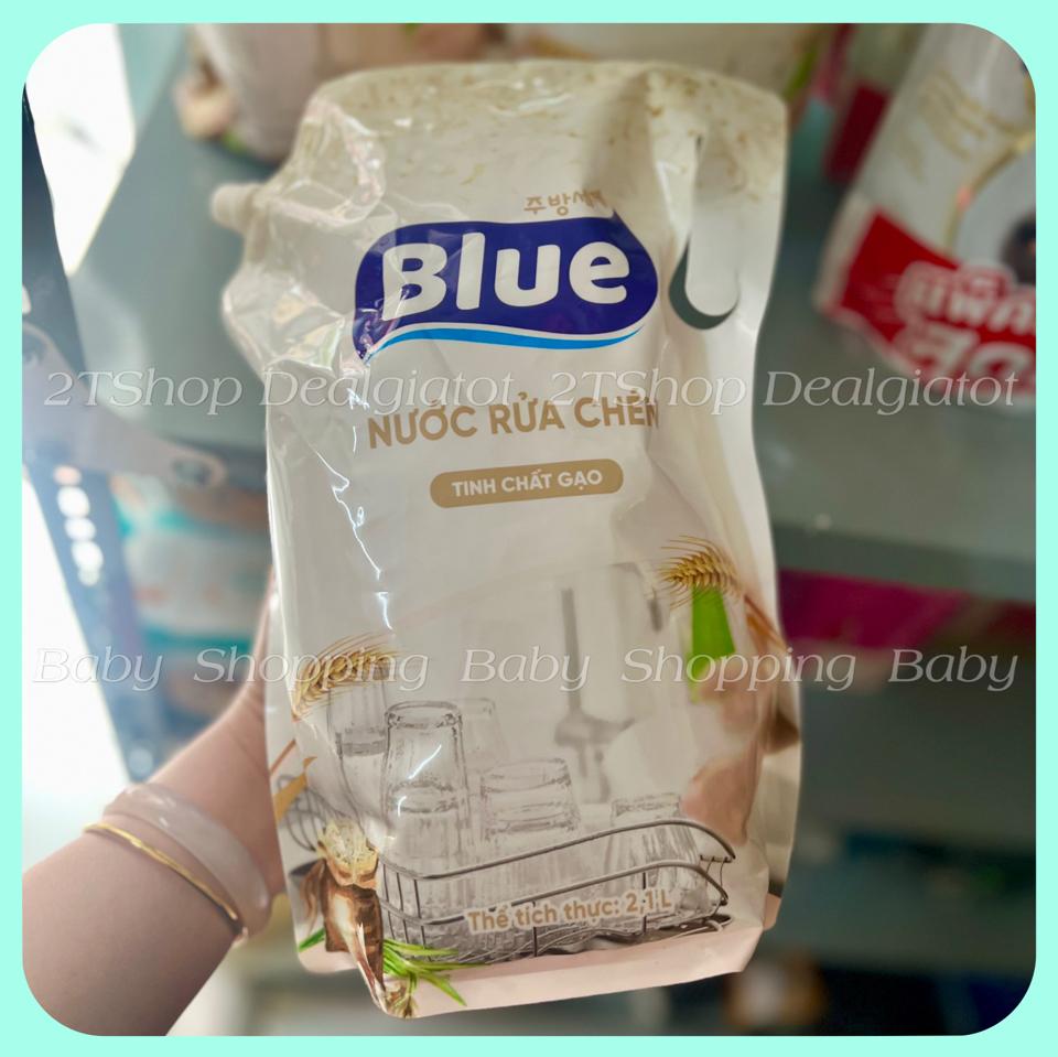 Nước Rửa Chén Bát Tinh Chất Gạo BLUE Chính Hãng Không Hại Da Tay-duoc-ban-tai-2TShop.Dealgiatot