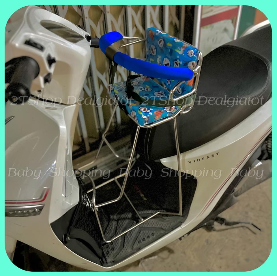 Ghế Ngồi Xe Máy Cho Bé Dưới 2 Tuổi - Dành Cho Xe Máy Điện FELIZ VINFAST, KLARA, EVO-duoc-ban-tai-2TShop.Dealgiatot