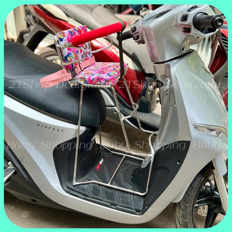 Ghế Ngồi Xe Máy Cho Bé Dưới 2 Tuổi - Dành Cho Xe Máy Điện FELIZ VINFAST, KLARA, EVO-duoc-ban-tai-2TShop.Dealgiatot