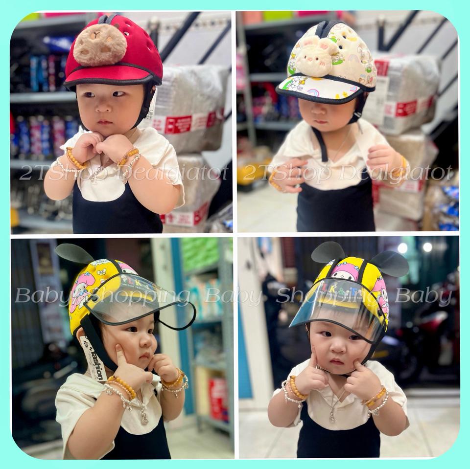Nón Bảo Hiểm Cao Cấp Cho Bé Siêu Nhẹ Thoáng Khí- TẶNG KÈM KÍNH CHẮN BỤI - Bảo Vệ Đầu Cho Bé Tập Đi Tập Bò - HÀNG LOẠI 1 Sao chép-duoc-ban-tai-2TShop.Dealgiatot