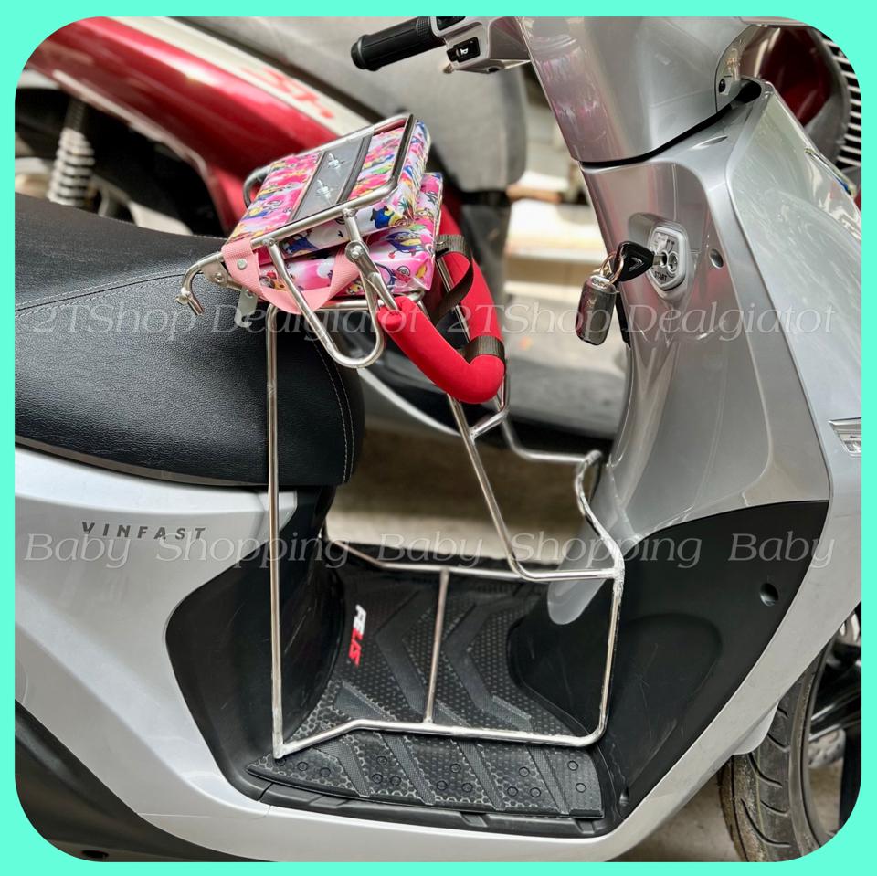 Ghế Ngồi Xe Máy Cho Bé Dưới 2 Tuổi - Dành Cho Xe Máy Điện FELIZ VINFAST, KLARA, EVO-duoc-ban-tai-2TShop.Dealgiatot