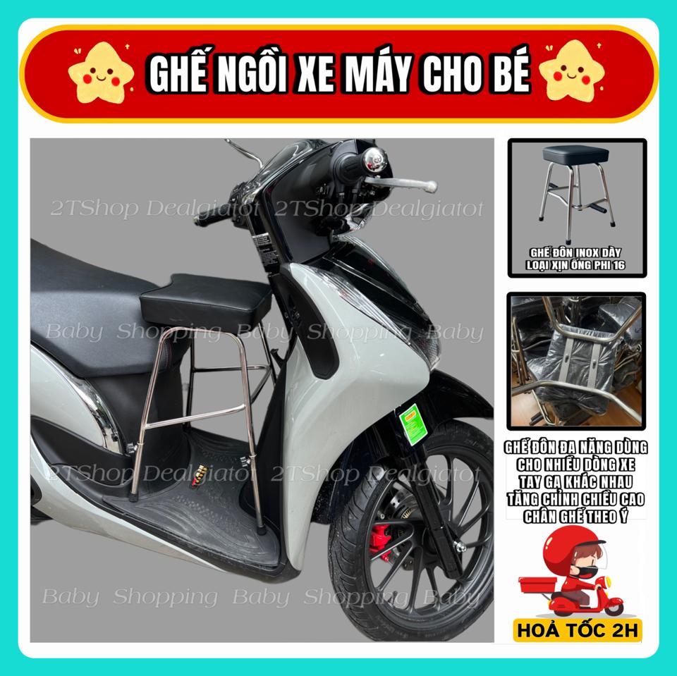 Ghế Đôn Đa Năng Ngồi Xe Tay Ga Cho Bé Trên 2 Tuổi - Dùng Được Cho Nhiều Dòng Xe Tay Ga Và Xe Máy Điện Khác Nhau-duoc-ban-tai-2TShop.Dealgiatot