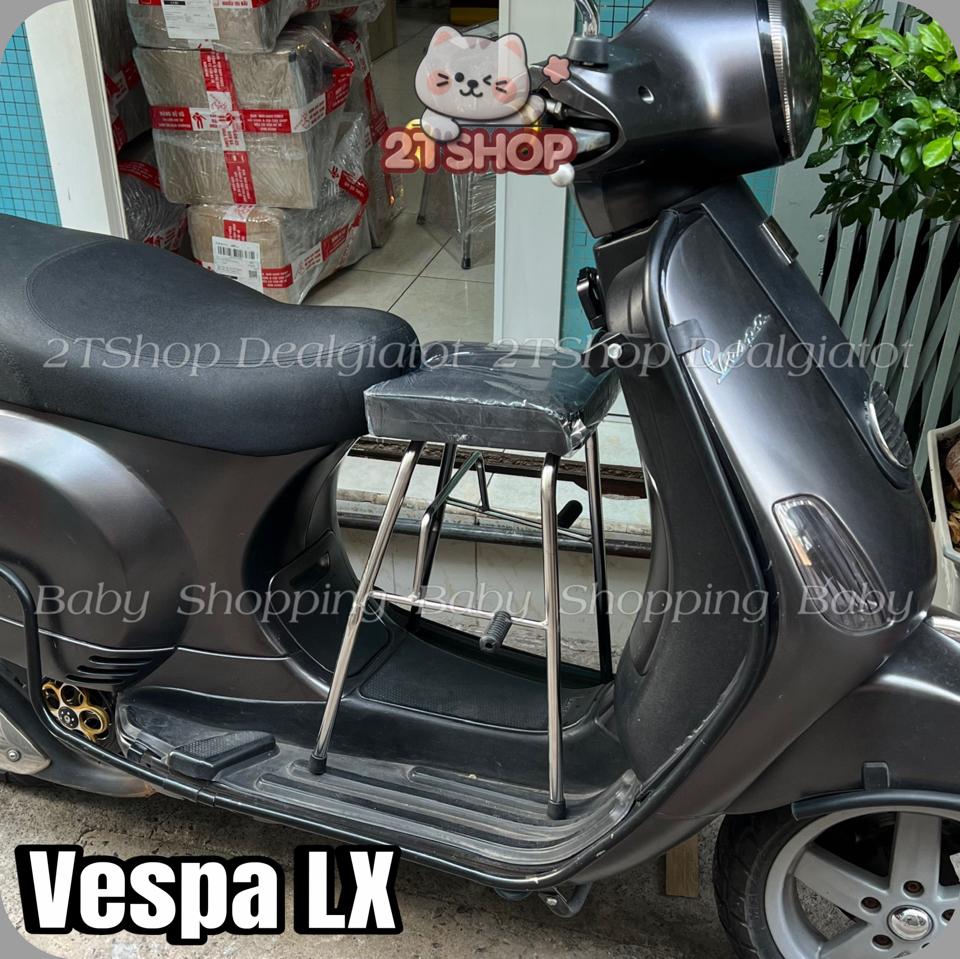 Ghế Đôn Ngồi Xe Máy Cho Bé Trên 2 Tuổi - Dành Cho Xe Vespa LX, Vespa Sprint, Vespa GTS, Vespa Primavera Sao chép-duoc-ban-tai-2TShop.Dealgiatot