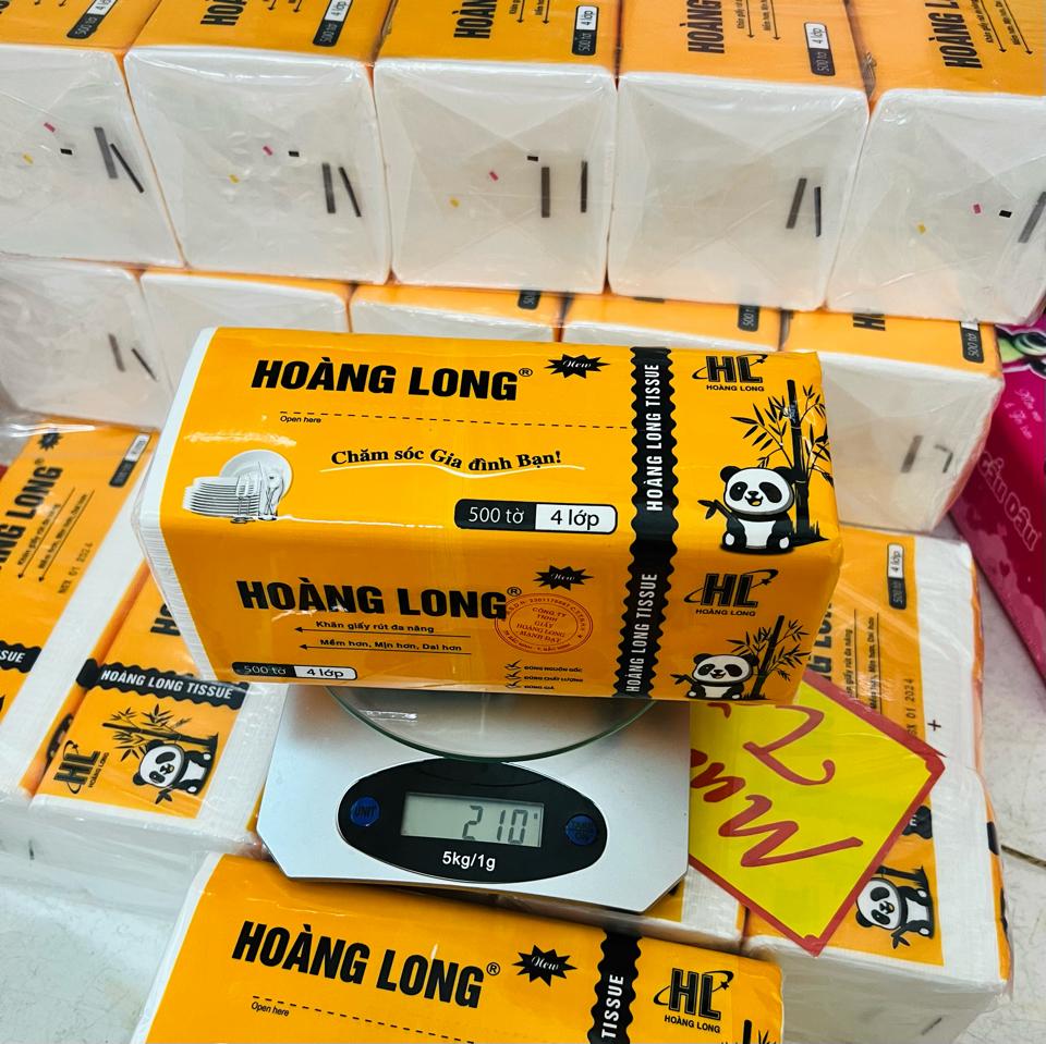 Lốc 5 Gói Khăn Giấy Gấu Trúc Hoàng Long Hàng Loại 1 Siêu Dai Mềm Mịn 500 Tờ 4 Lớp -duoc-ban-tai-2TShop.Dealgiatot