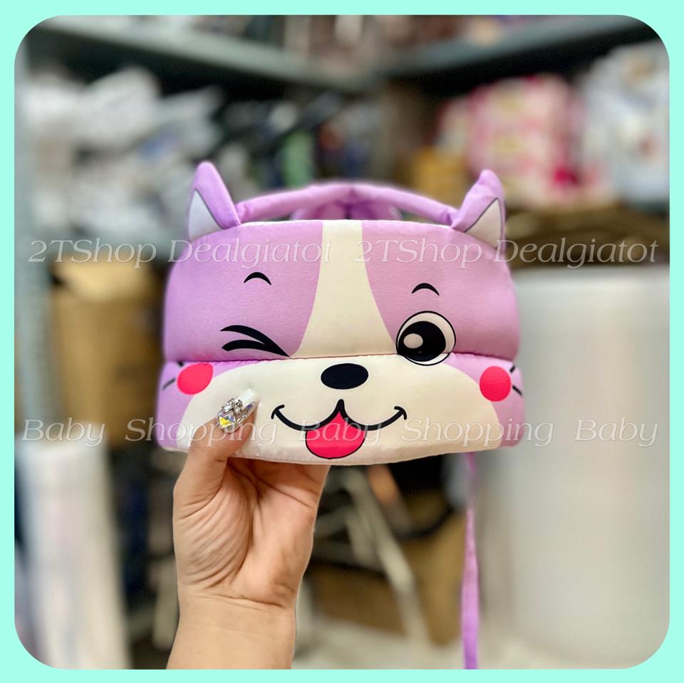 Mũ bảo vệ đầu cho bé, mũ chống ngã, chống va chạm in hình họa tiết xinh xắn-duoc-ban-tai-2TShop.Dealgiatot