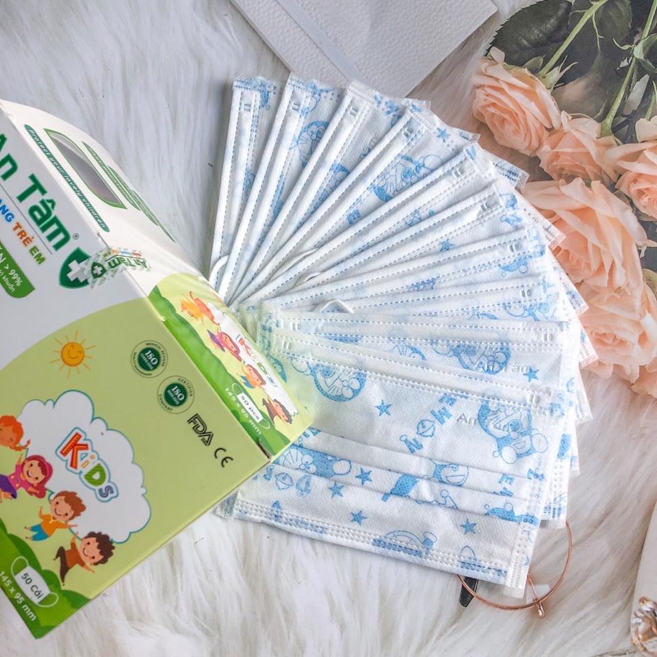 Khẩu Trang Y Tế Cho Bé 3 Lớp Chính Hãng An Tâm - Hộp 50 Cái -duoc-ban-tai-2TShop.Dealgiatot