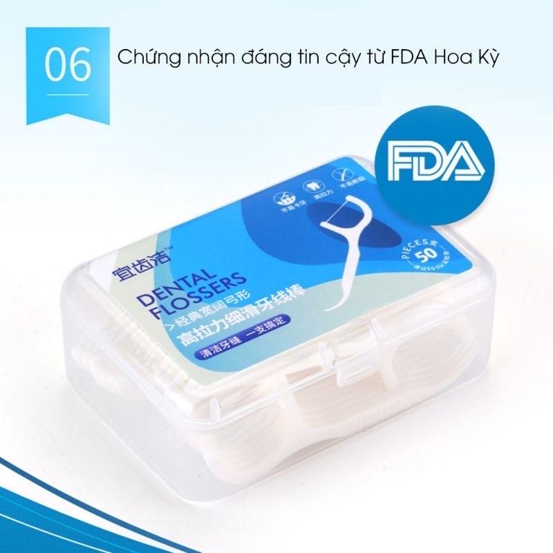 Combo 2 Hộp Tăm Chỉ Nha Khoa Tiệt Trùng Hộp 50 Cái-duoc-ban-tai-2TShop.Dealgiatot