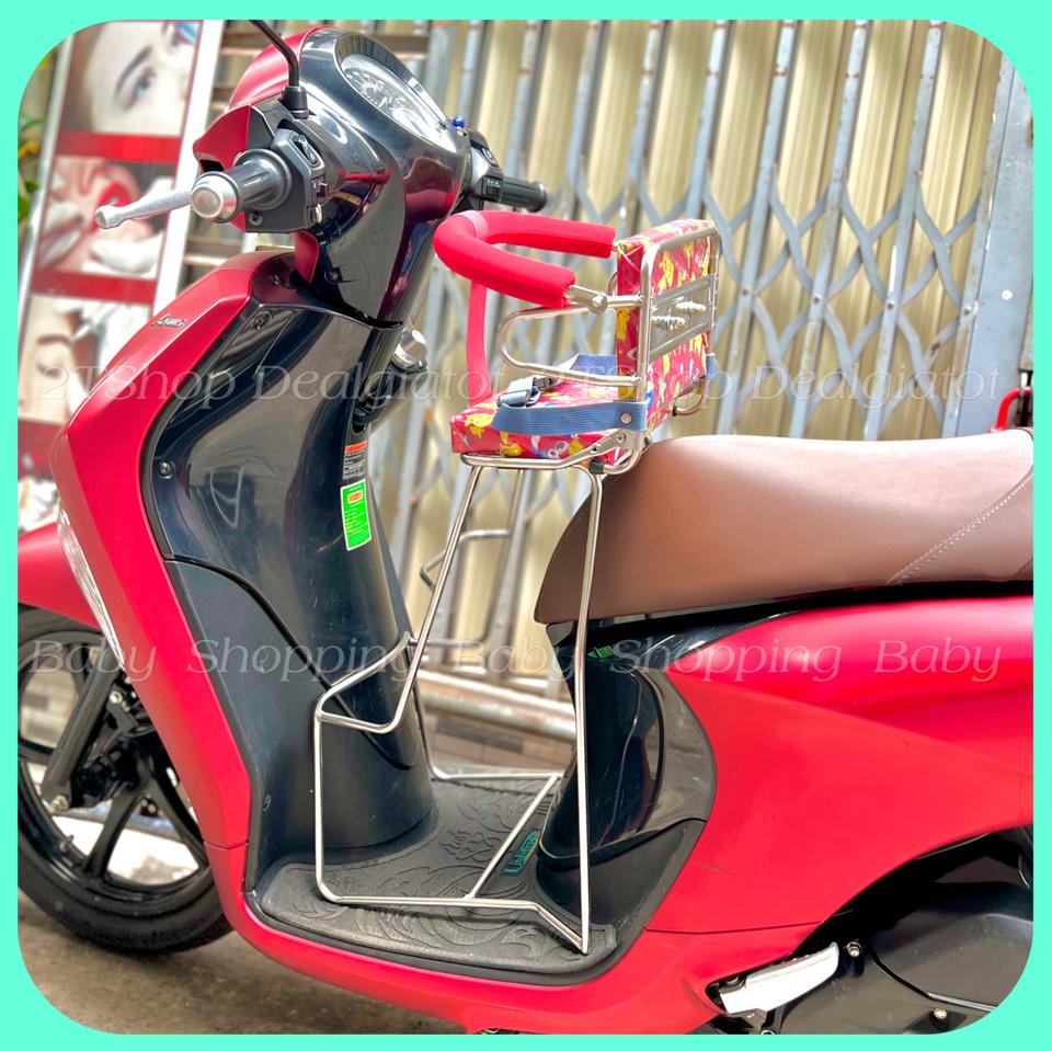 Ghế Ngồi Xe Máy Cho Bé Dưới 2 Tuổi Có Tựa Lưng - Dành Cho Xe SH Mode, Janus-duoc-ban-tai-2TShop.Dealgiatot
