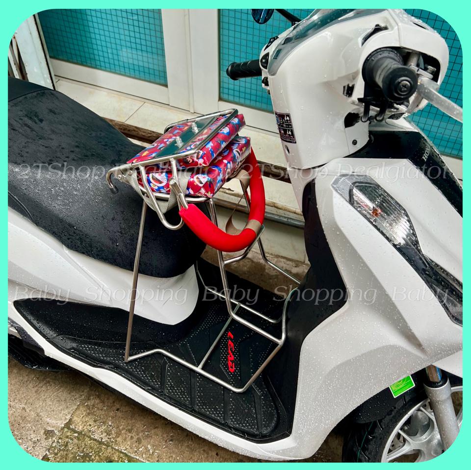 Ghế Ngồi Xe Máy Cho Bé Dưới 2 Tuổi Có Tựa Lưng - Dành Cho Xe Lead, SCR, Spacy, Mio Classico, Ultimo Sao chép-duoc-ban-tai-2TShop.Dealgiatot