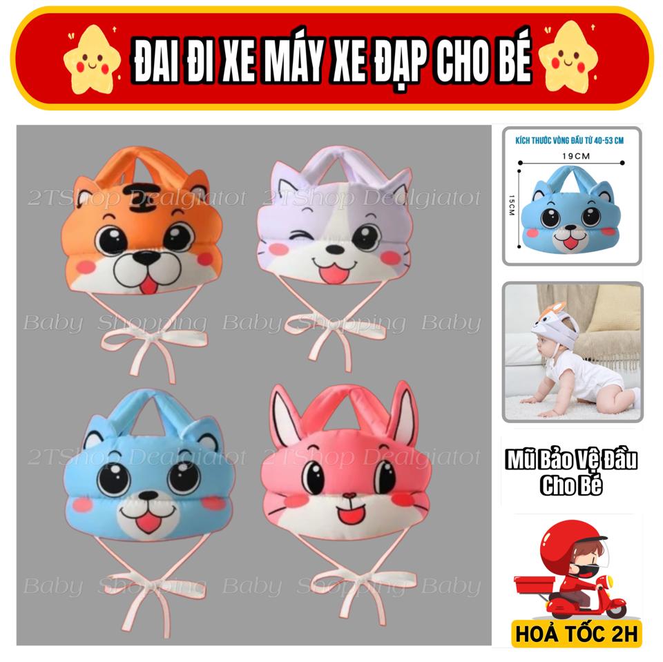 Mũ bảo vệ đầu cho bé, mũ chống ngã, chống va chạm in hình họa tiết xinh xắn-duoc-ban-tai-2TShop.Dealgiatot