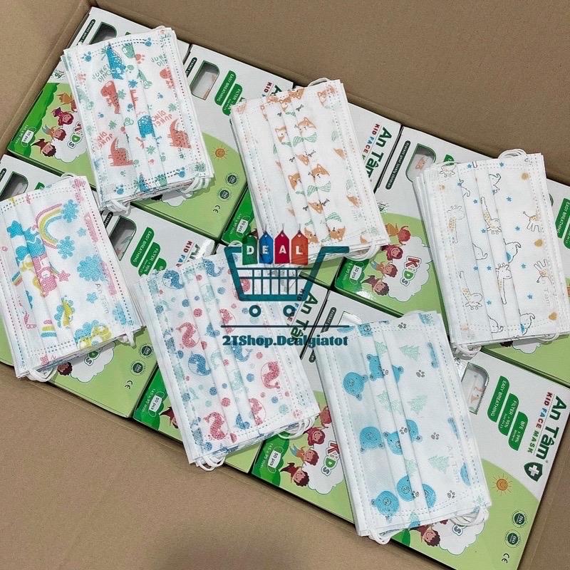 Khẩu Trang Y Tế Cho Bé 3 Lớp Chính Hãng An Tâm - Hộp 50 Cái -duoc-ban-tai-2TShop.Dealgiatot