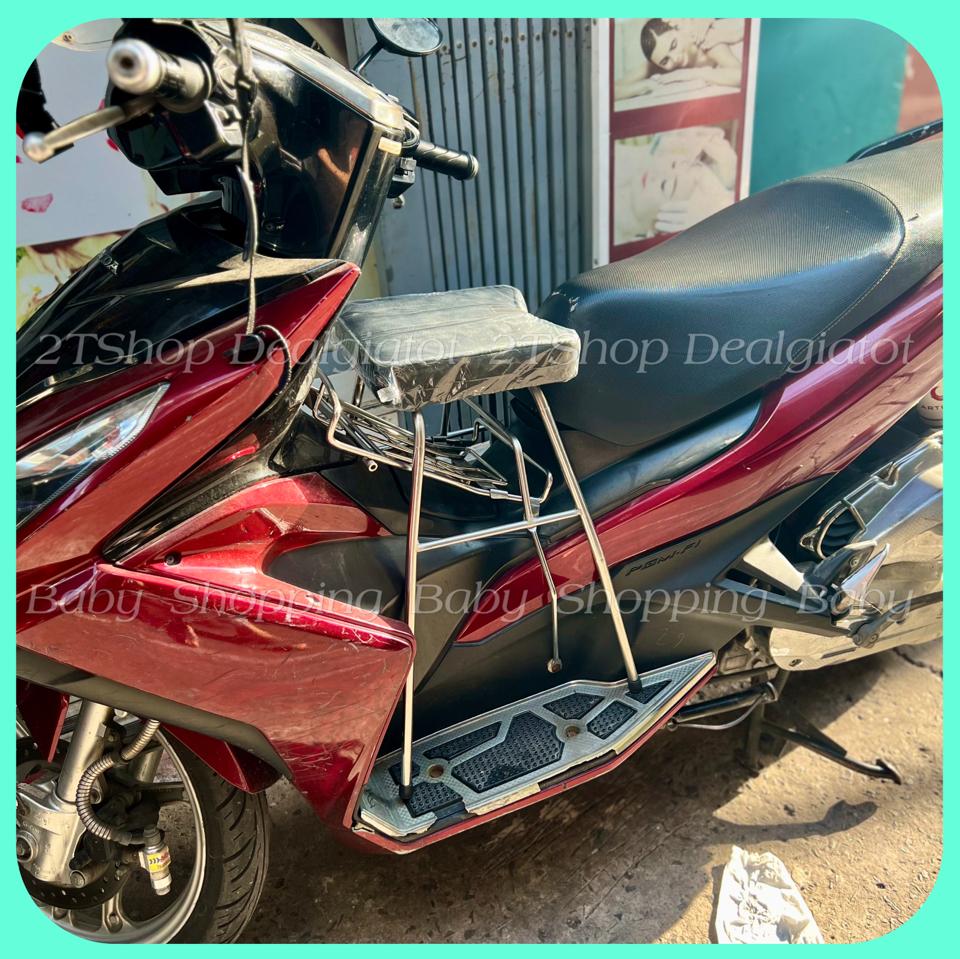 Ghế Đôn Ngồi Xe Máy Cho Bé Trên 2 Tuổi - Dành Cho Xe AB(AirBlade), PCX, NVX, Nouvo, Hayate-duoc-ban-tai-2TShop.Dealgiatot