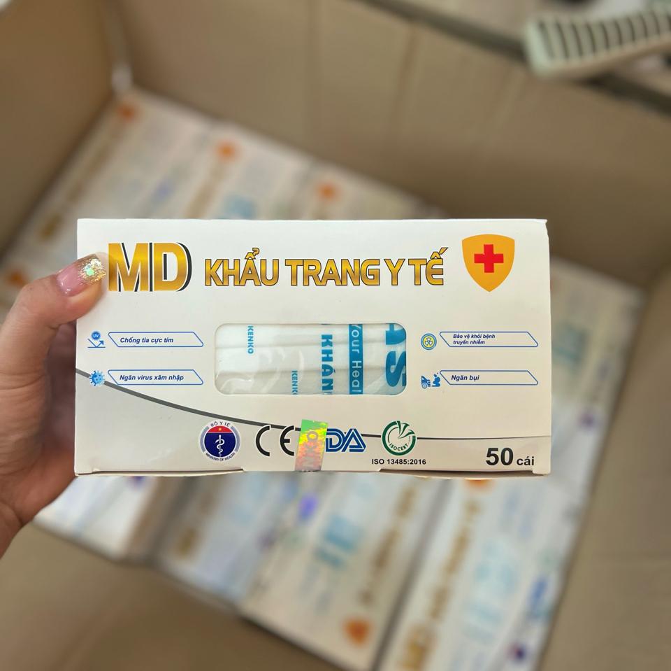 Khẩu Trang Y Tế Chính Hãng KENKO 4 Lớp - Hộp 50 Cái -duoc-ban-tai-2TShop.Dealgiatot
