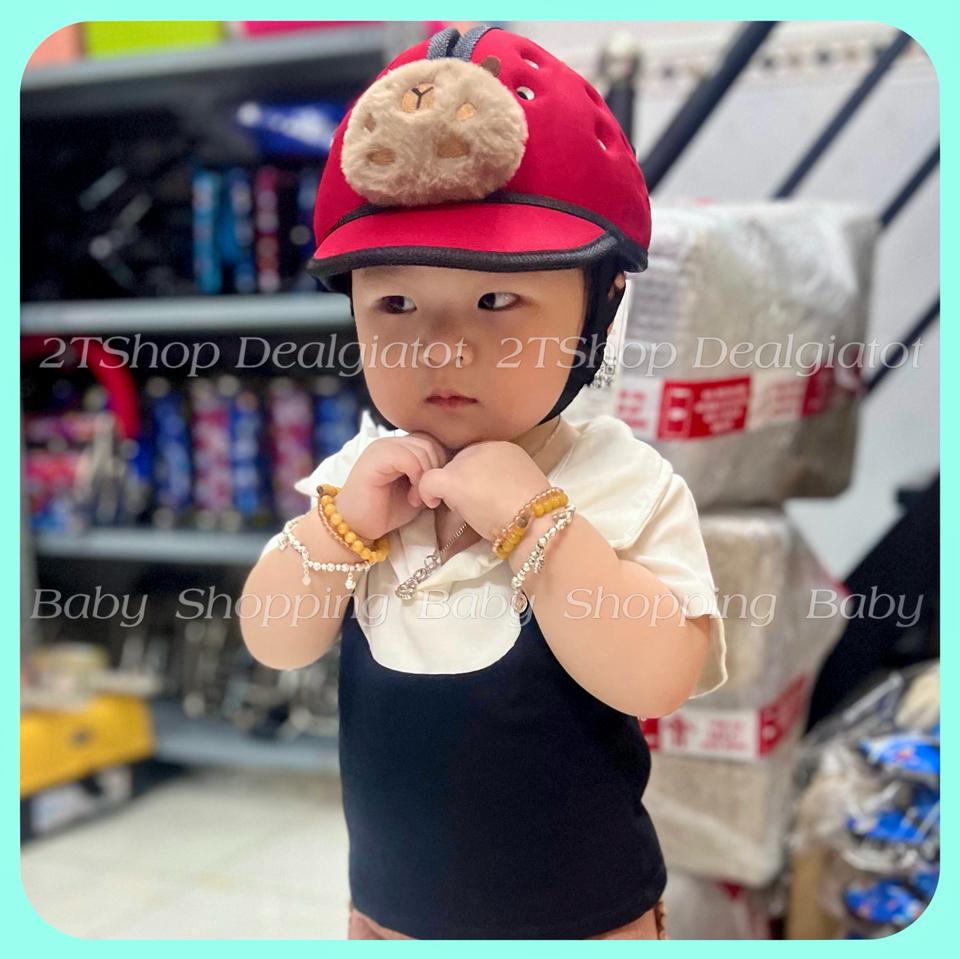 Nón Bảo Hiểm Cao Cấp Cho Bé Siêu Nhẹ Thoáng Khí- TẶNG KÈM KÍNH CHẮN BỤI -Bảo Vệ Đầu Cho Bé Tập Đi Tập Bò - HÀNG LOẠI 1-duoc-ban-tai-2TShop.Dealgiatot