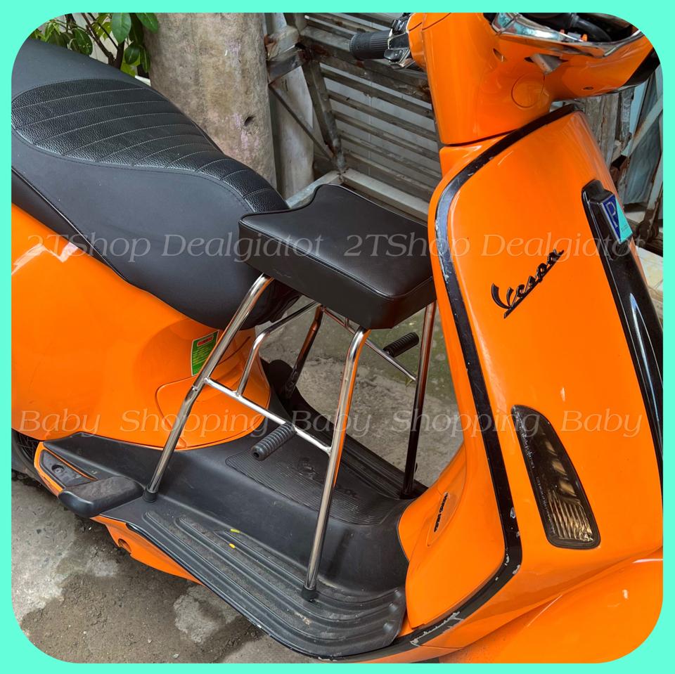 Ghế Đôn Ngồi Xe Máy Cho Bé Trên 2 Tuổi - Dành Cho Xe Vespa LX, Vespa Sprint, Vespa GTS, Vespa Primavera-duoc-ban-tai-2TShop.Dealgiatot