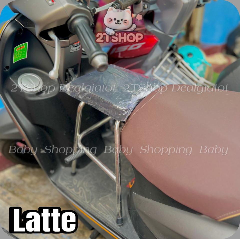 Ghế Đôn Ngồi Xe Máy Cho Bé Trên 2 Tuổi - Dành Cho Xe Lead,SCR,Spacy,Mio,Acruzo,Scoopy, Latte,Elite  - LOẠI INOX DÀY Sao chép-duoc-ban-tai-2TShop.Dealgiatot