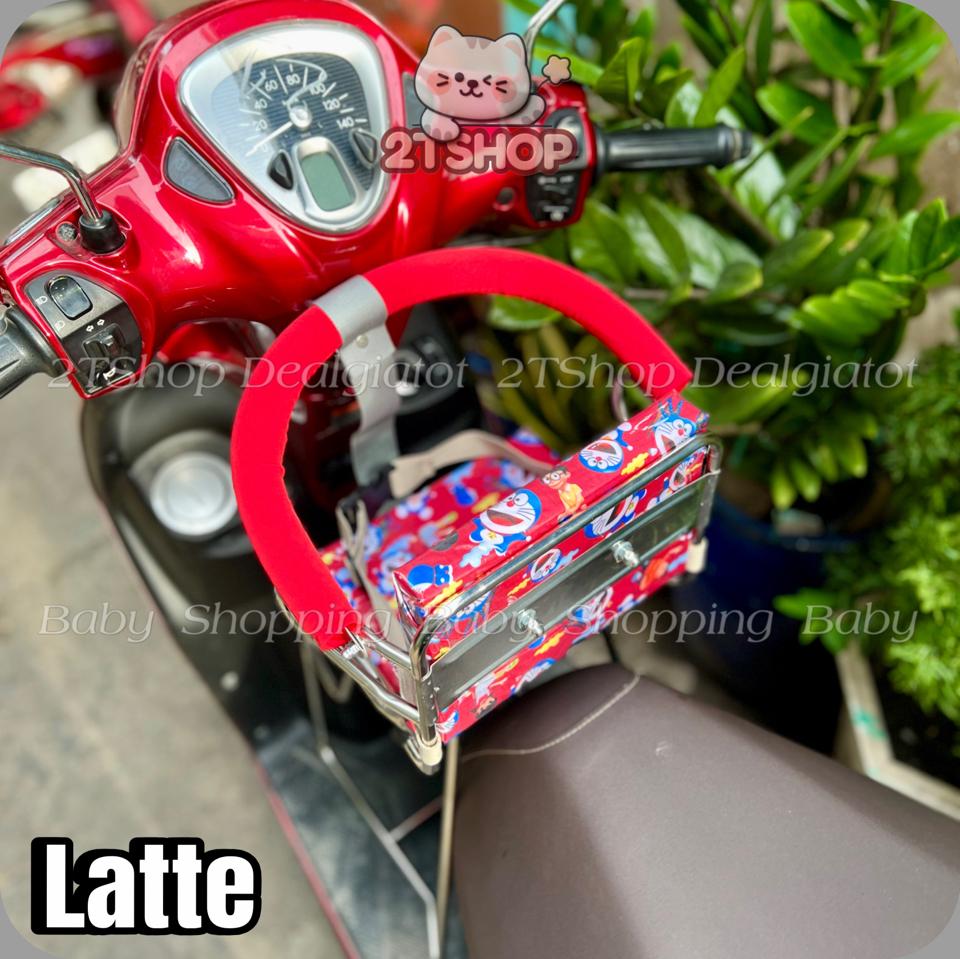 Ghế Ngồi Xe Máy Cho Bé Dưới 2 Tuổi Có Tựa Lưng - Dành Cho Xe Grande, Liberty, Latte, Venus Sao chép-duoc-ban-tai-2TShop.Dealgiatot